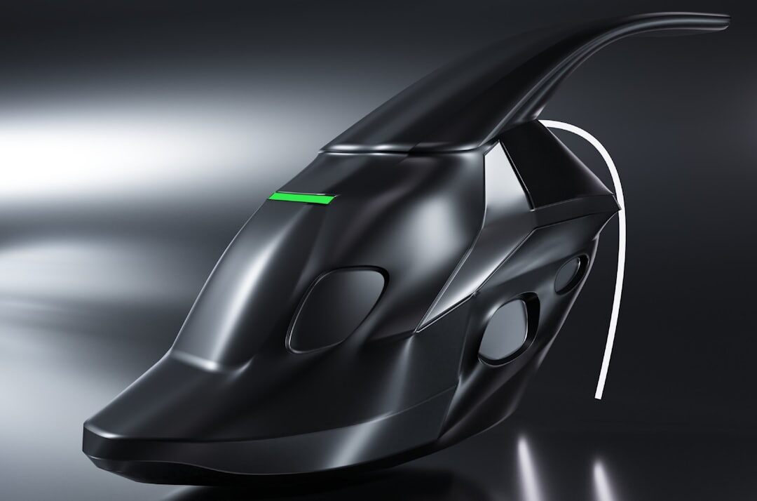 futuristic gadget prototype